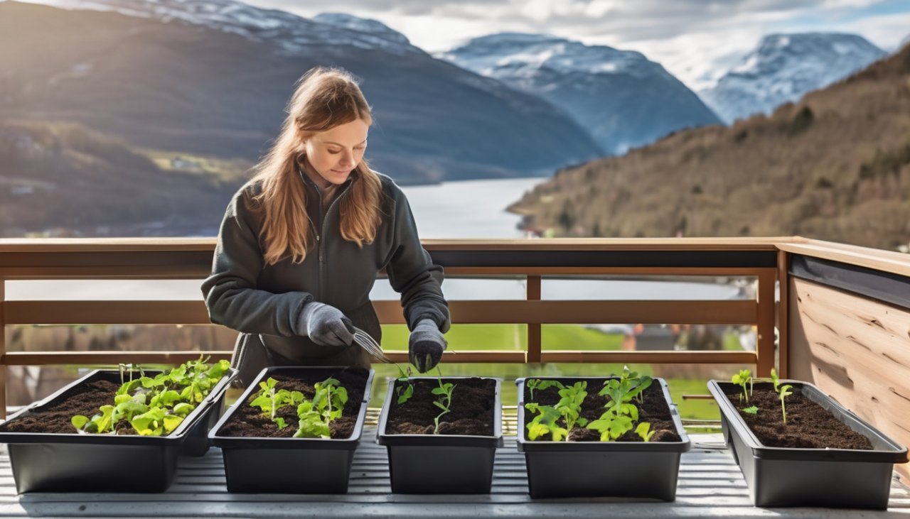 Når er optimale tidspunkt for å plante grønnsaker på balkongen i Norge?