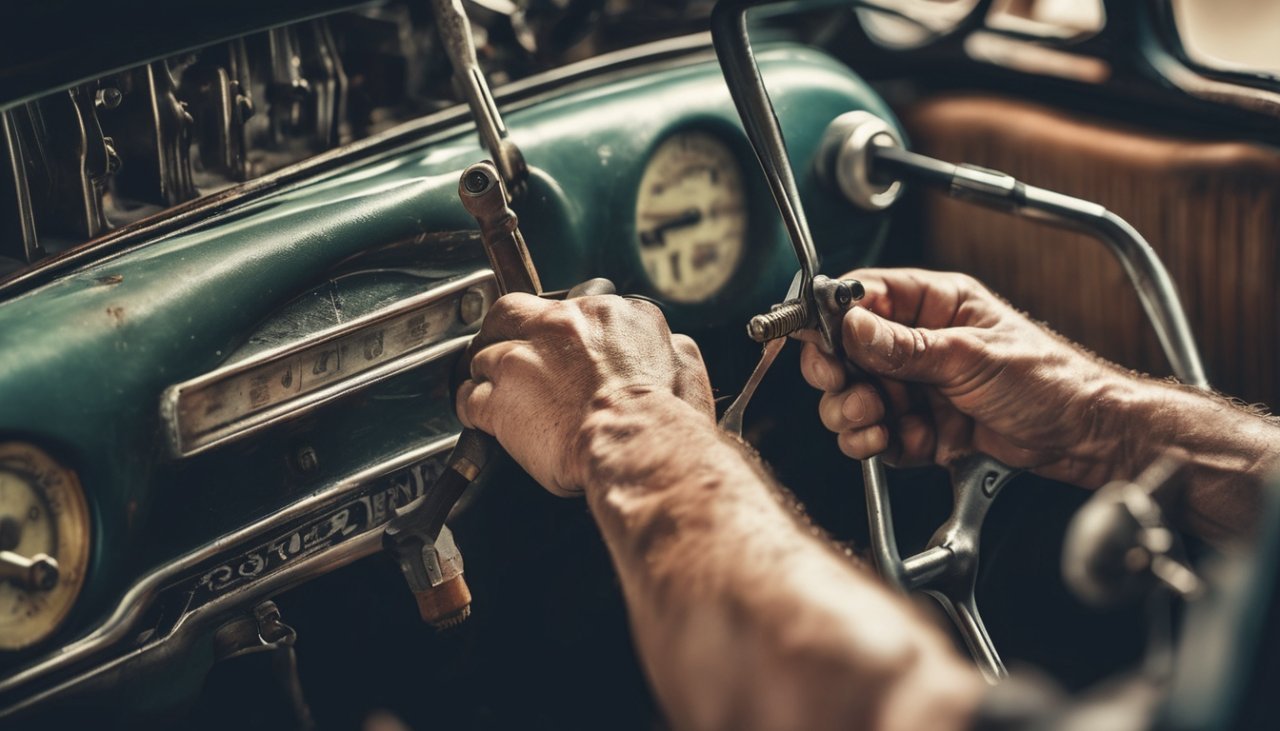 Tips for å reparere rattlås på eldre biler